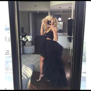 Oyemwen Black Orchid Tulle Skirt (Tiered)